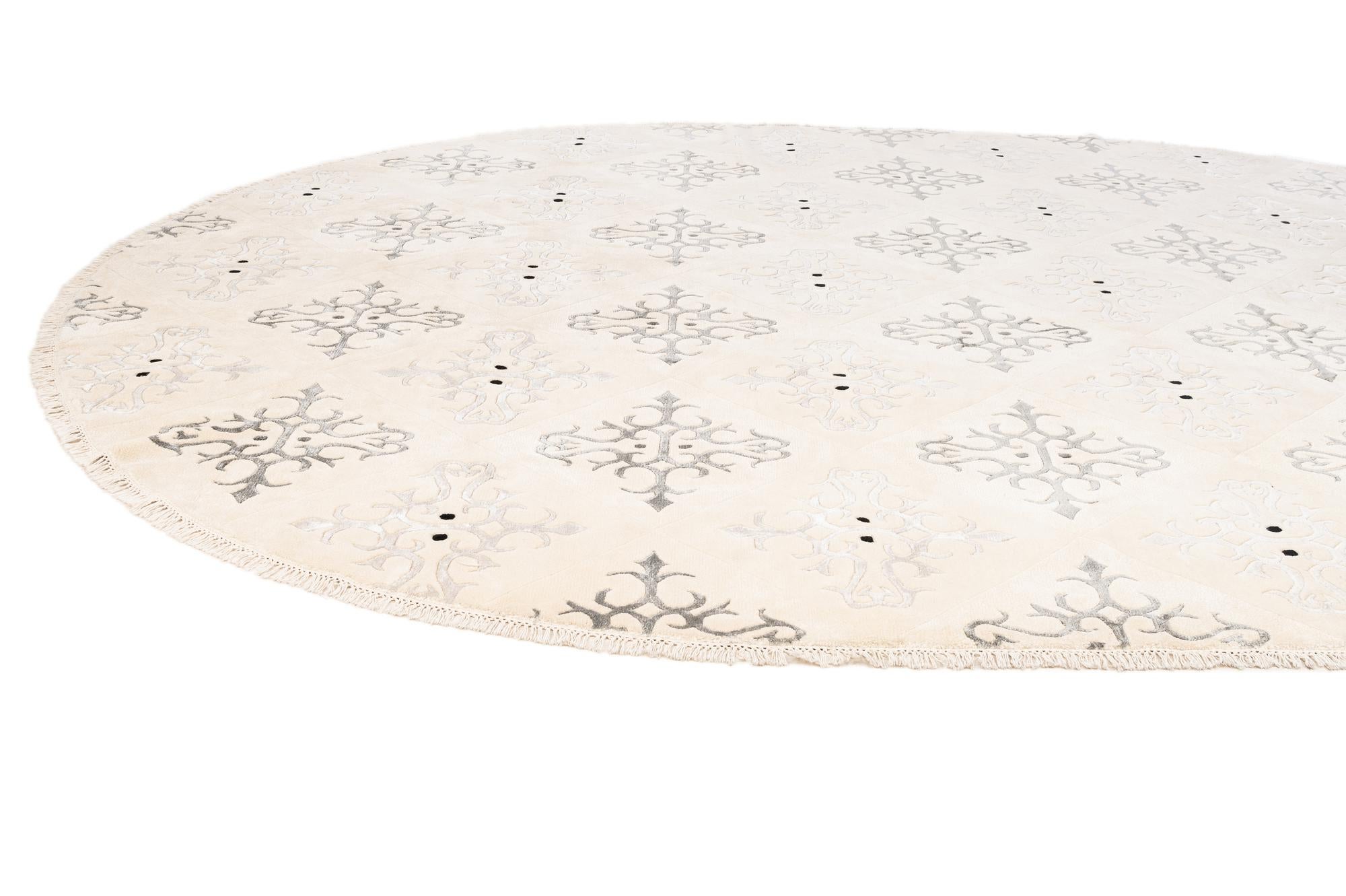 9' 9 x 13' 1 Hand Knotted Darya Rug