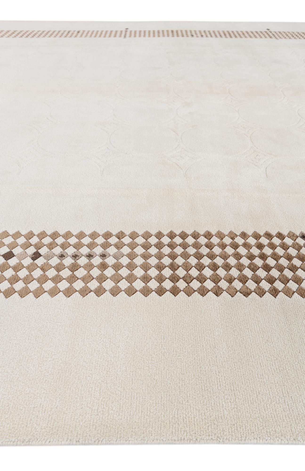 9' 6 x 12' 10 Hand Knotted Darya Wool Rug