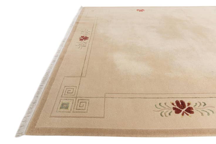Detail image of 6' 6 x 9' 9 Hand Knotted Darya Wool Rug