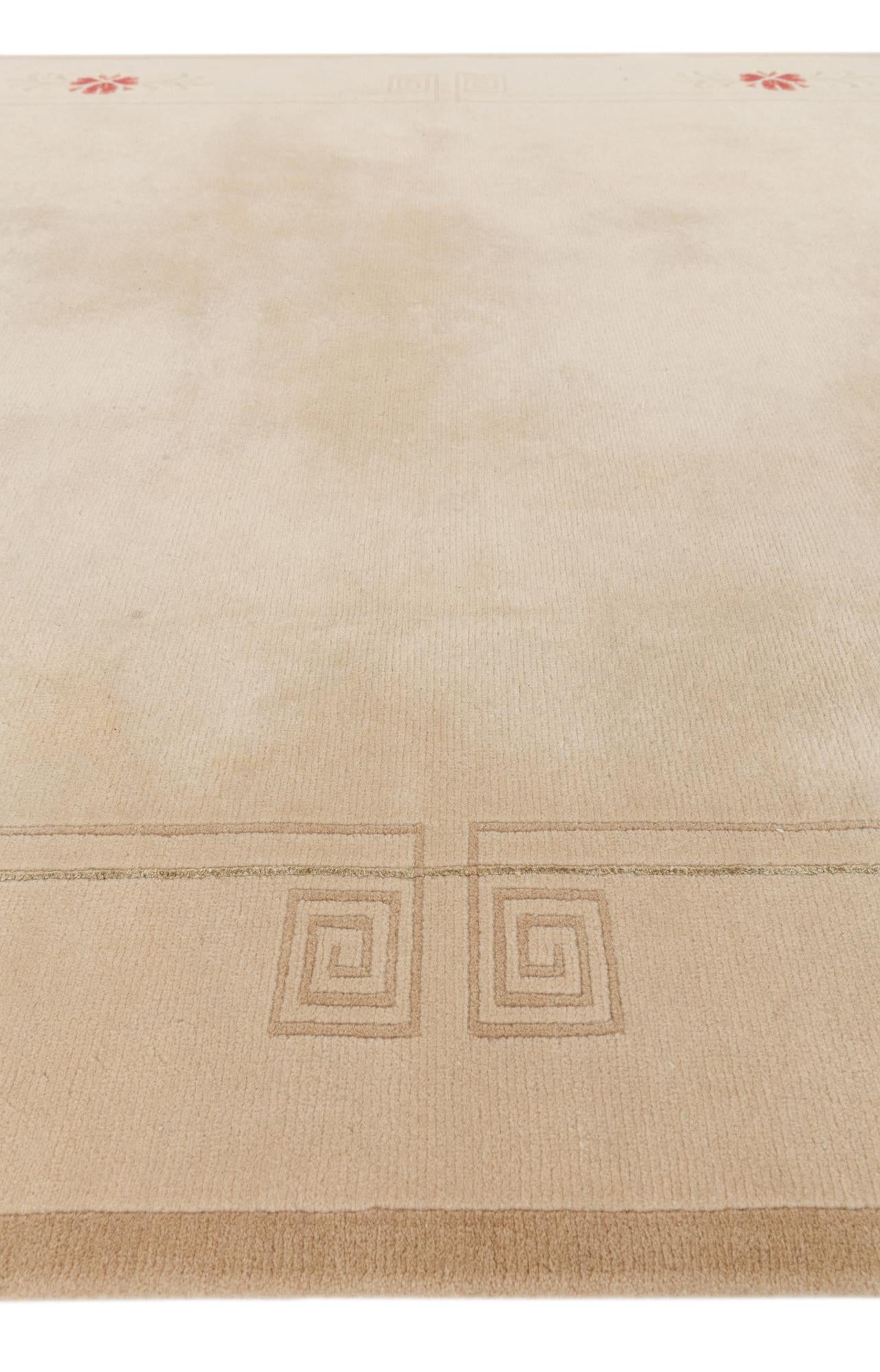 6' 6 x 9' 9 Hand Knotted Darya Wool Rug