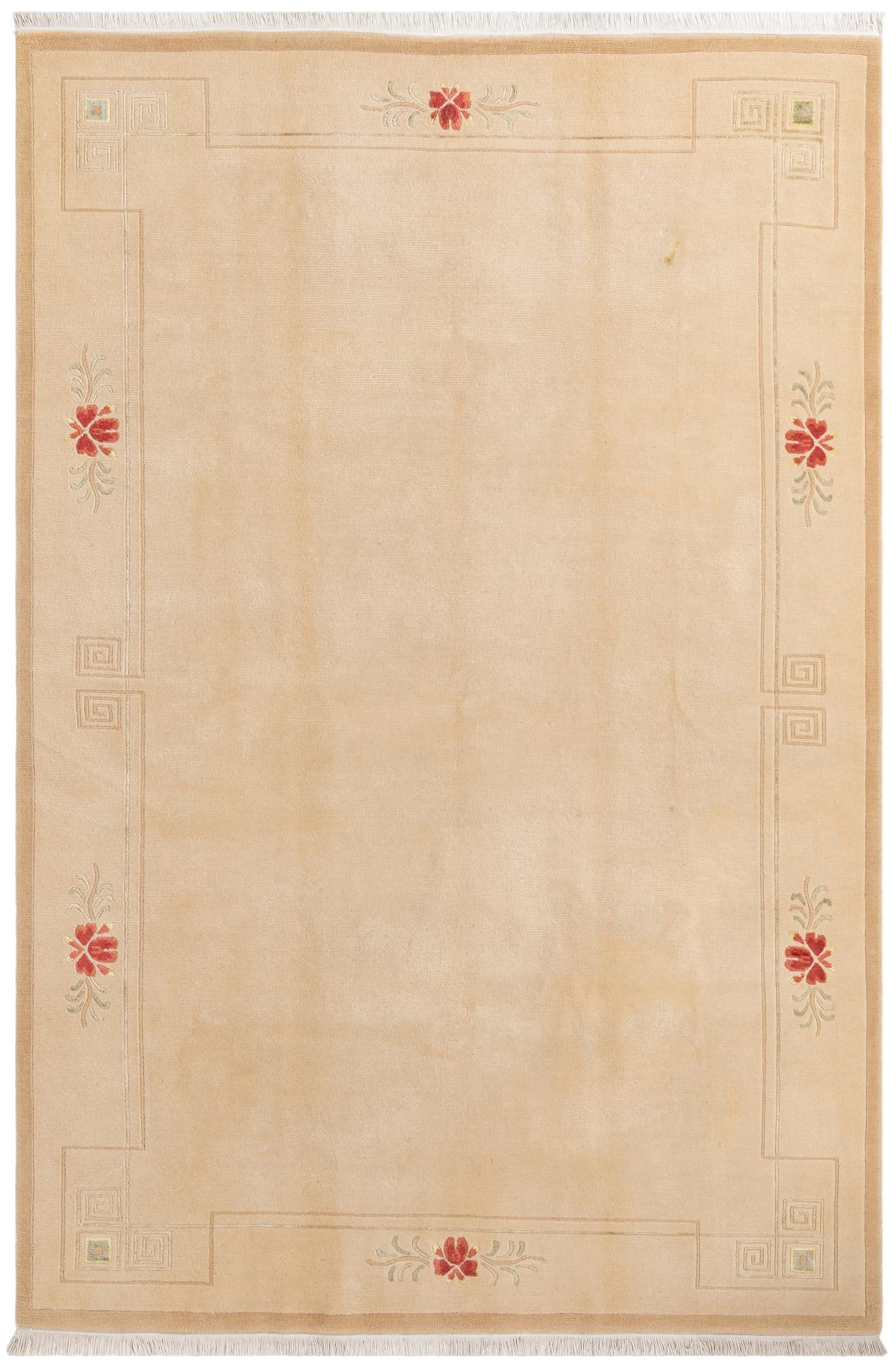 6' 6 x 9' 9 Hand Knotted Darya Wool Rug