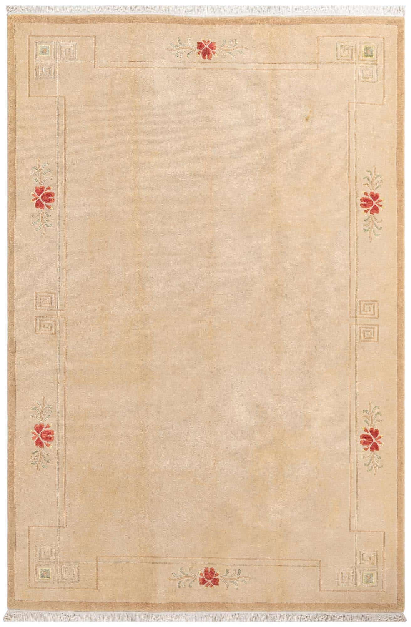 6' 6 x 9' 9 Hand Knotted Darya Wool Rug