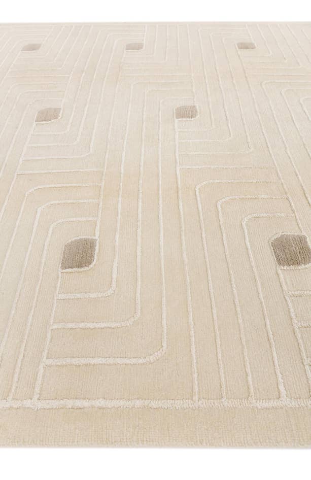 Detail image of 6' 6 x 9' 7 Hand Knotted Darya Wool Rug