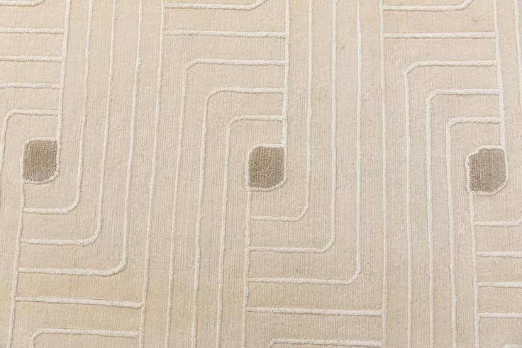 Detail image of 6' 6 x 9' 7 Hand Knotted Darya Wool Rug