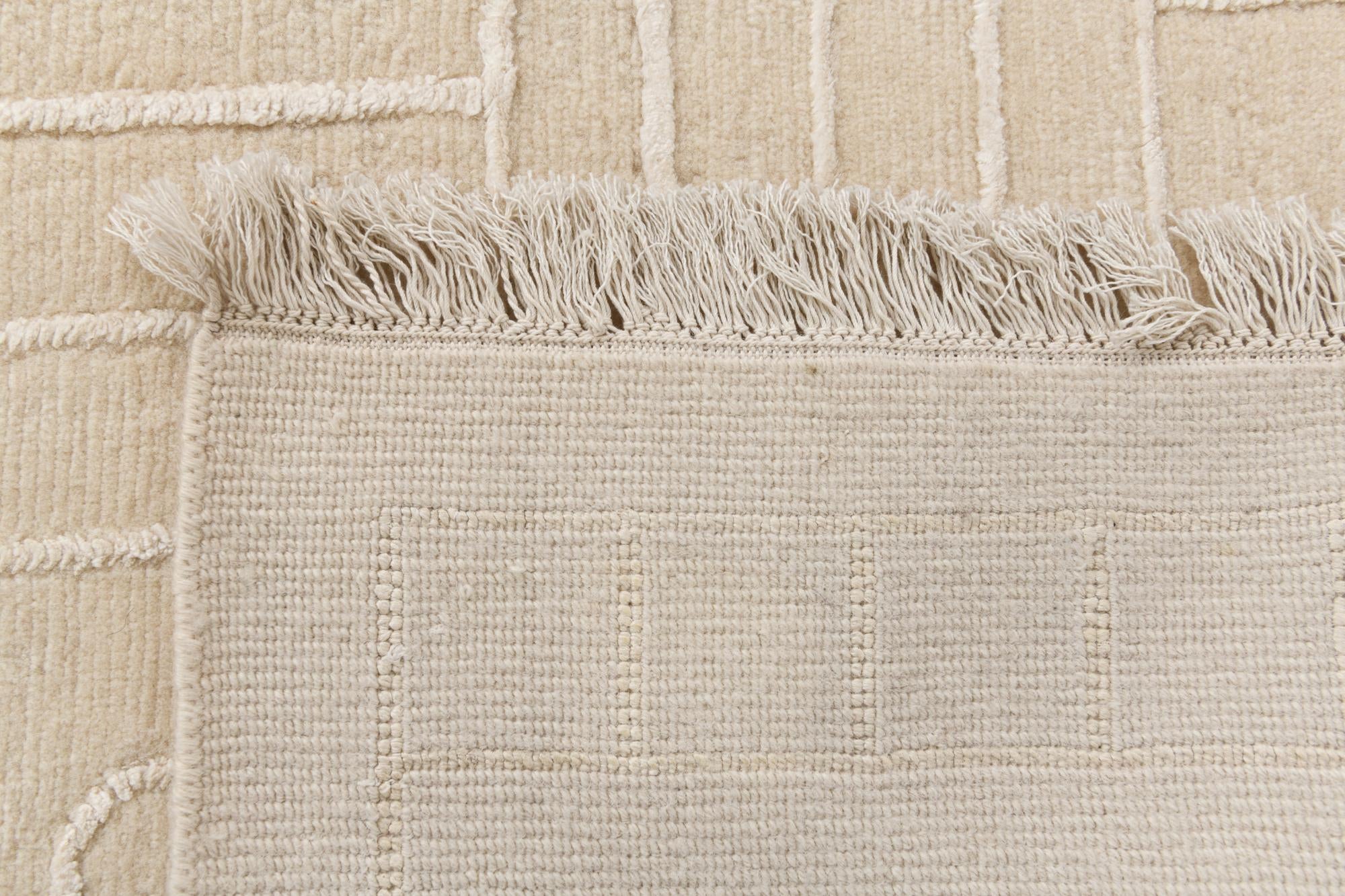 6' 6 x 9' 7 Hand Knotted Darya Wool Rug