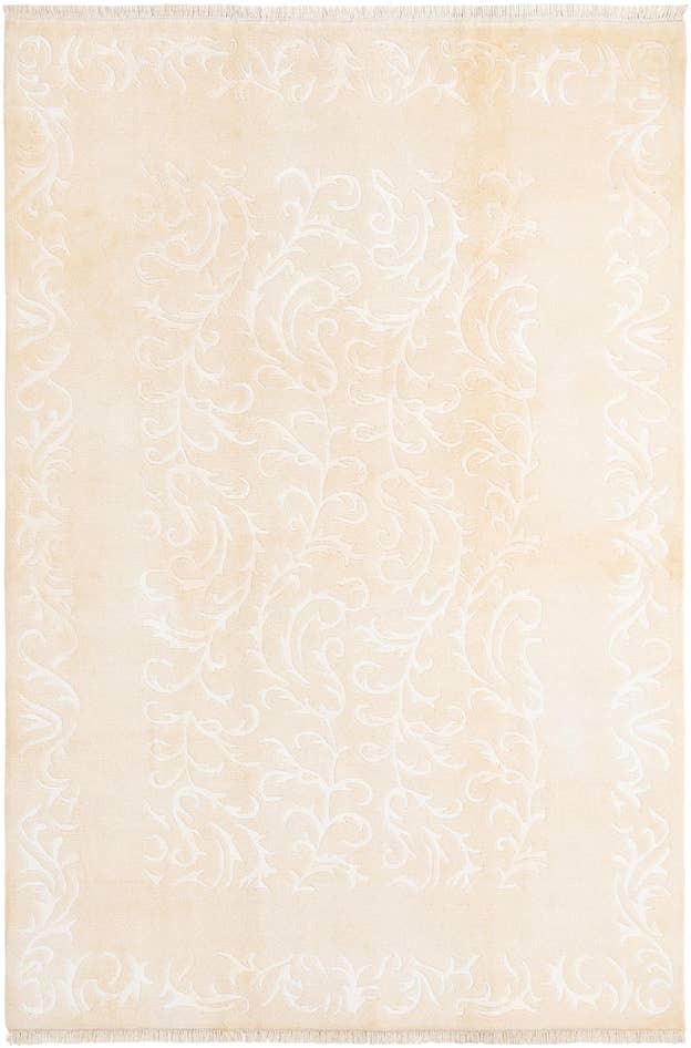 Detail image of 6' 6 x 9' 11 Hand Knotted Darya Wool Rug