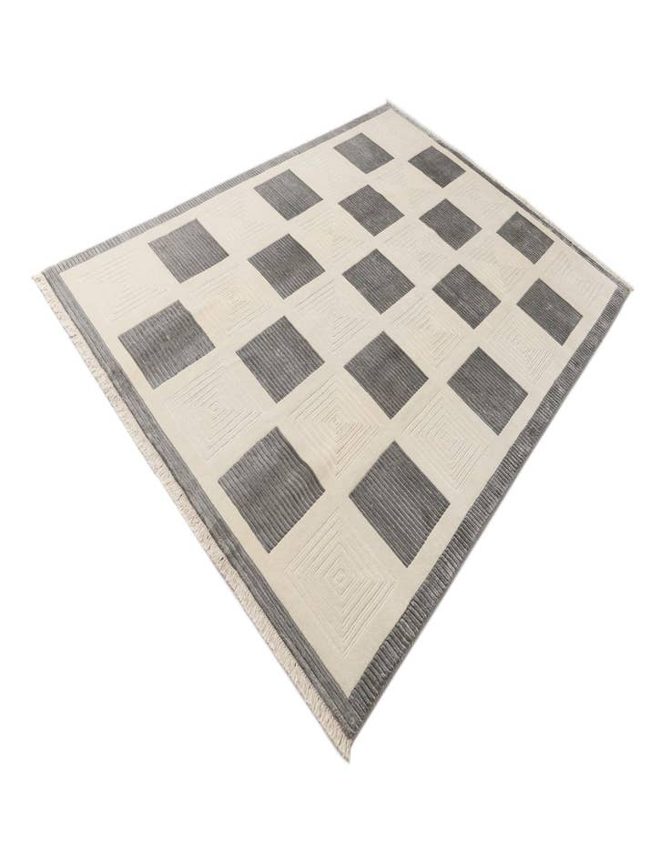 Detail image of 6' 6 x 9' 4  Hand Knotted Darya Wool Rug