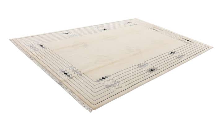 6' 6 x 9' 11 Hand Knotted Darya Wool Rug