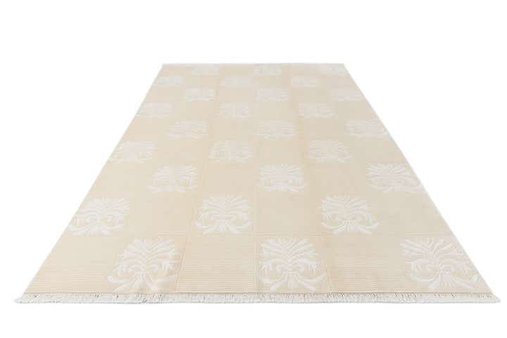 6' 8 x 9' 8 Hand Knotted Darya Wool Rug