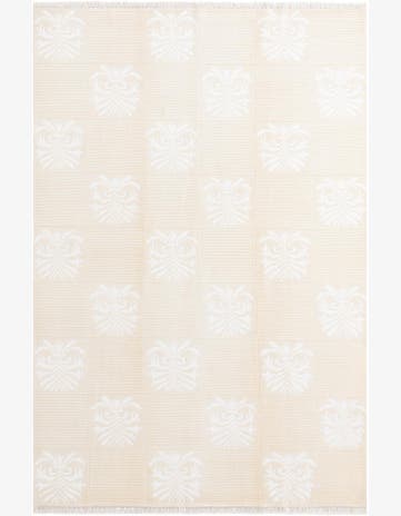 6' 8 x 9' 8 Hand Knotted Darya Wool Rug