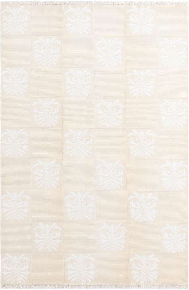 6' 8 x 9' 8 Hand Knotted Darya Wool Rug