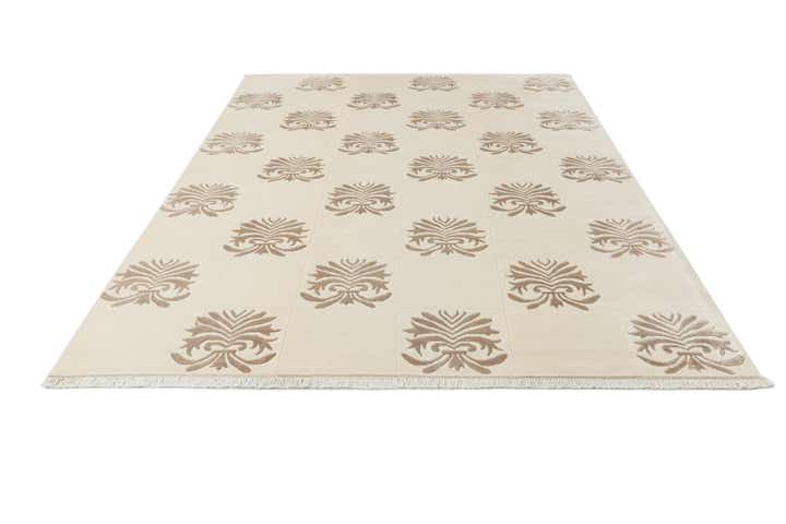 6' 5 x 9' 9 Hand Knotted Darya Wool Rug