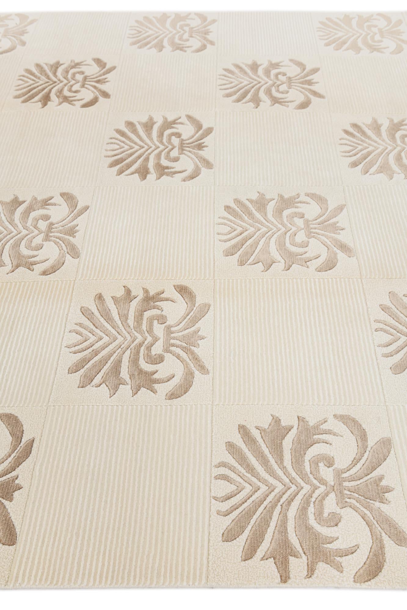6' 5 x 9' 9 Hand Knotted Darya Wool Rug