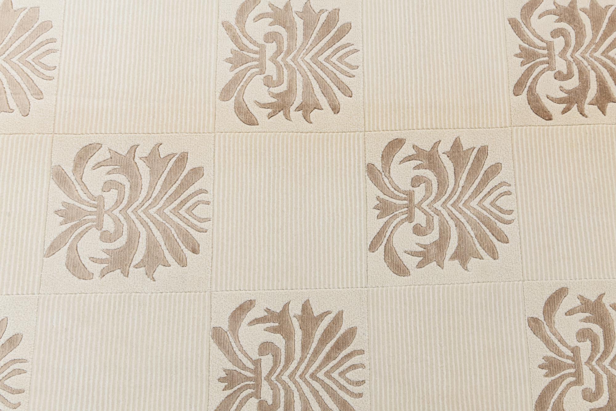6' 5 x 9' 9 Hand Knotted Darya Wool Rug