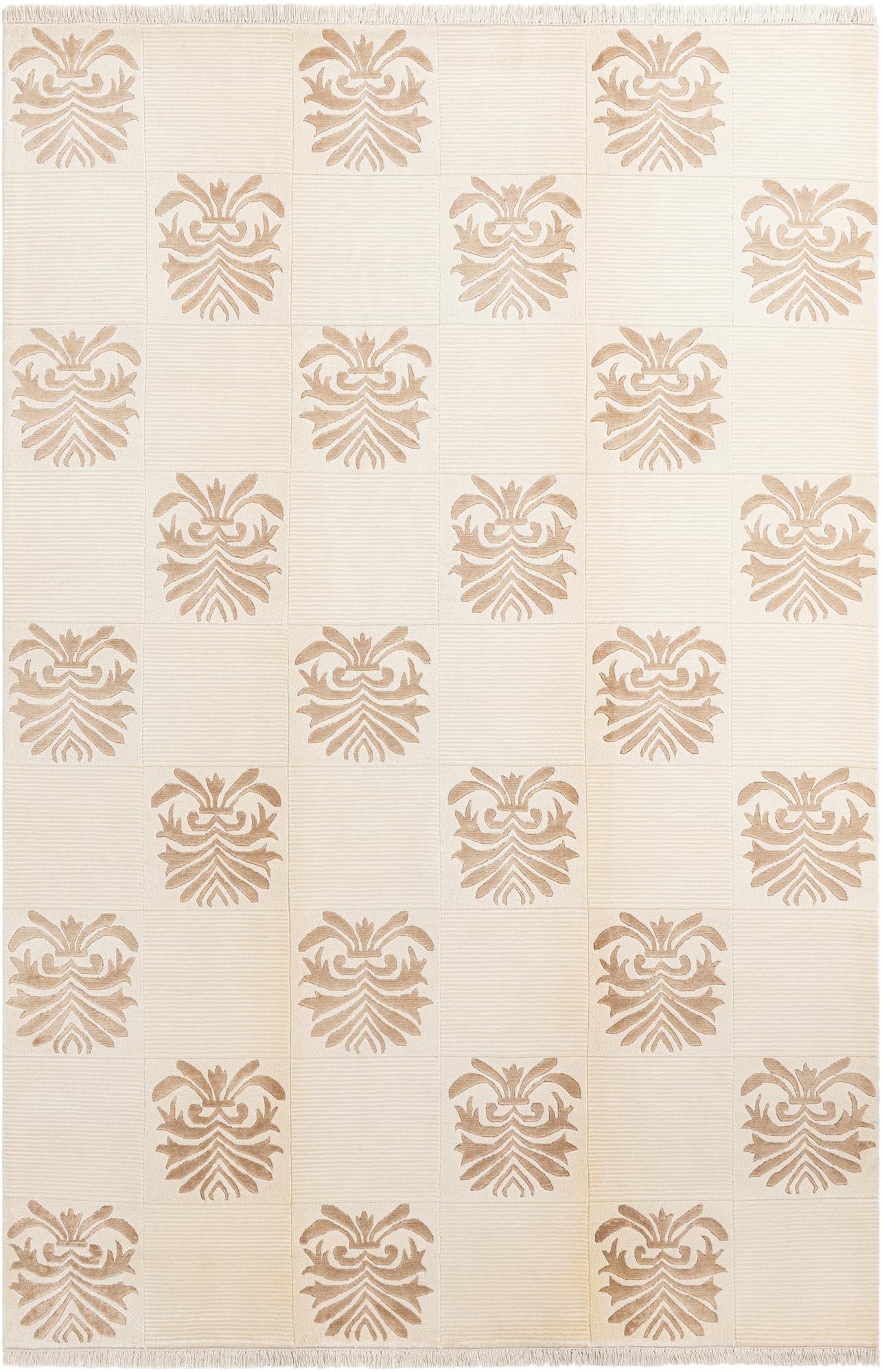 6' 5 x 9' 9 Hand Knotted Darya Wool Rug