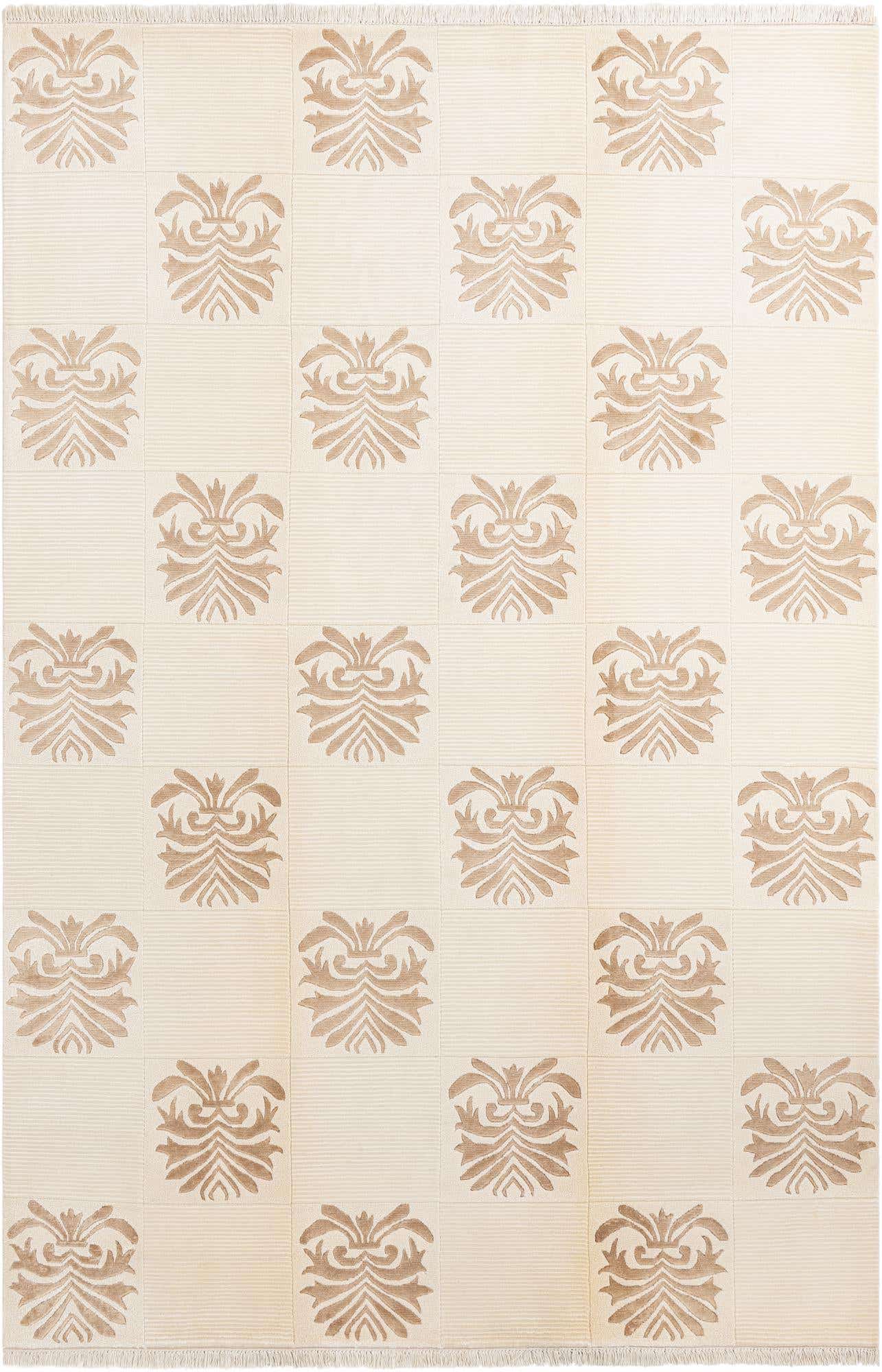 6' 5 x 9' 9 Hand Knotted Darya Wool Rug