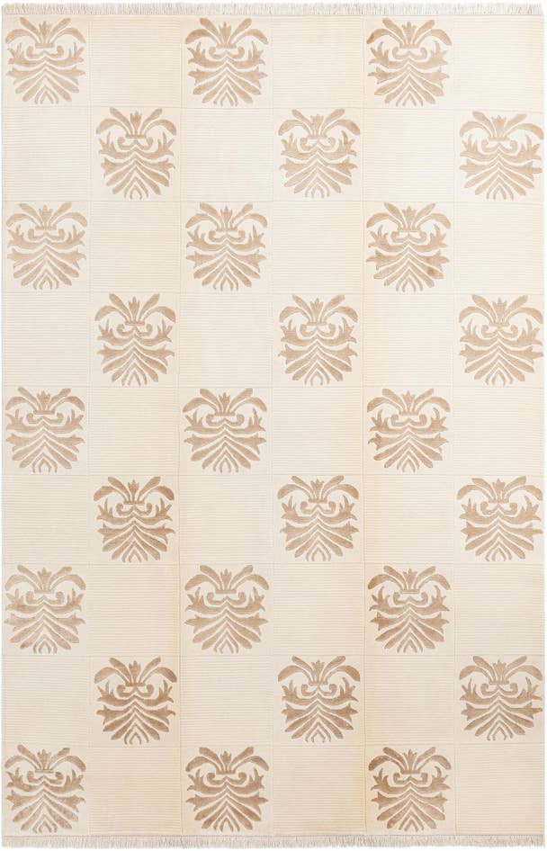 Detail image of 6' 5 x 9' 9 Hand Knotted Darya Wool Rug