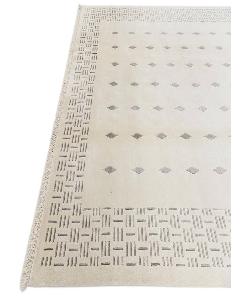 Detail image of 6' 8 x 9' 10  Hand Knotted Darya Wool Rug