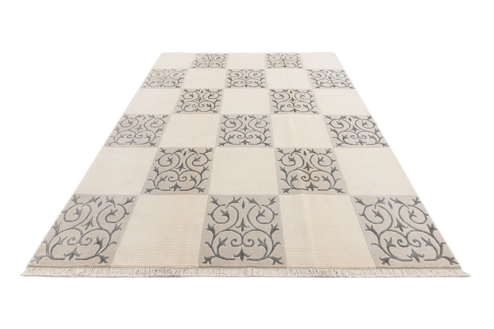 6' 6 x 9' 11 Hand Knotted Darya Wool Rug