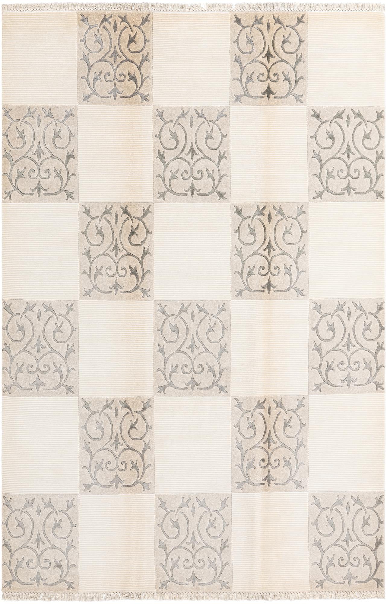 6' 6 x 9' 11 Hand Knotted Darya Wool Rug