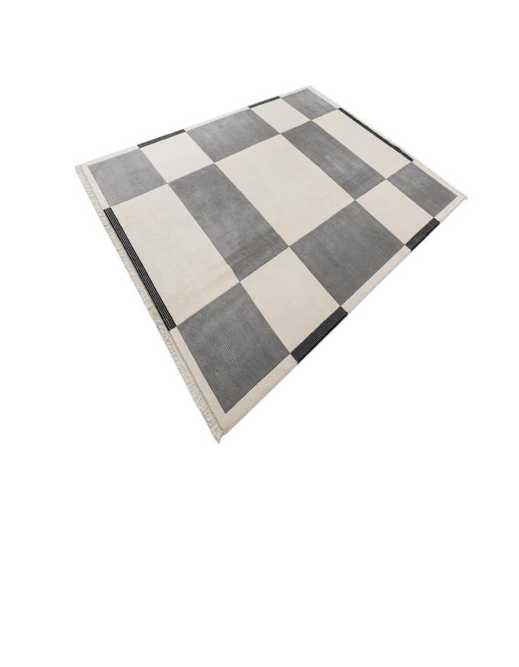 Detail image of 6' 11 x 9' 5  Hand Knotted Darya Wool Rug