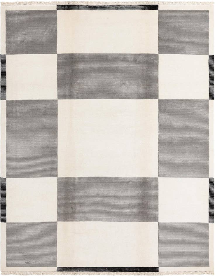 Detail image of 6' 11 x 9' 5 Hand Knotted Darya Wool Rug