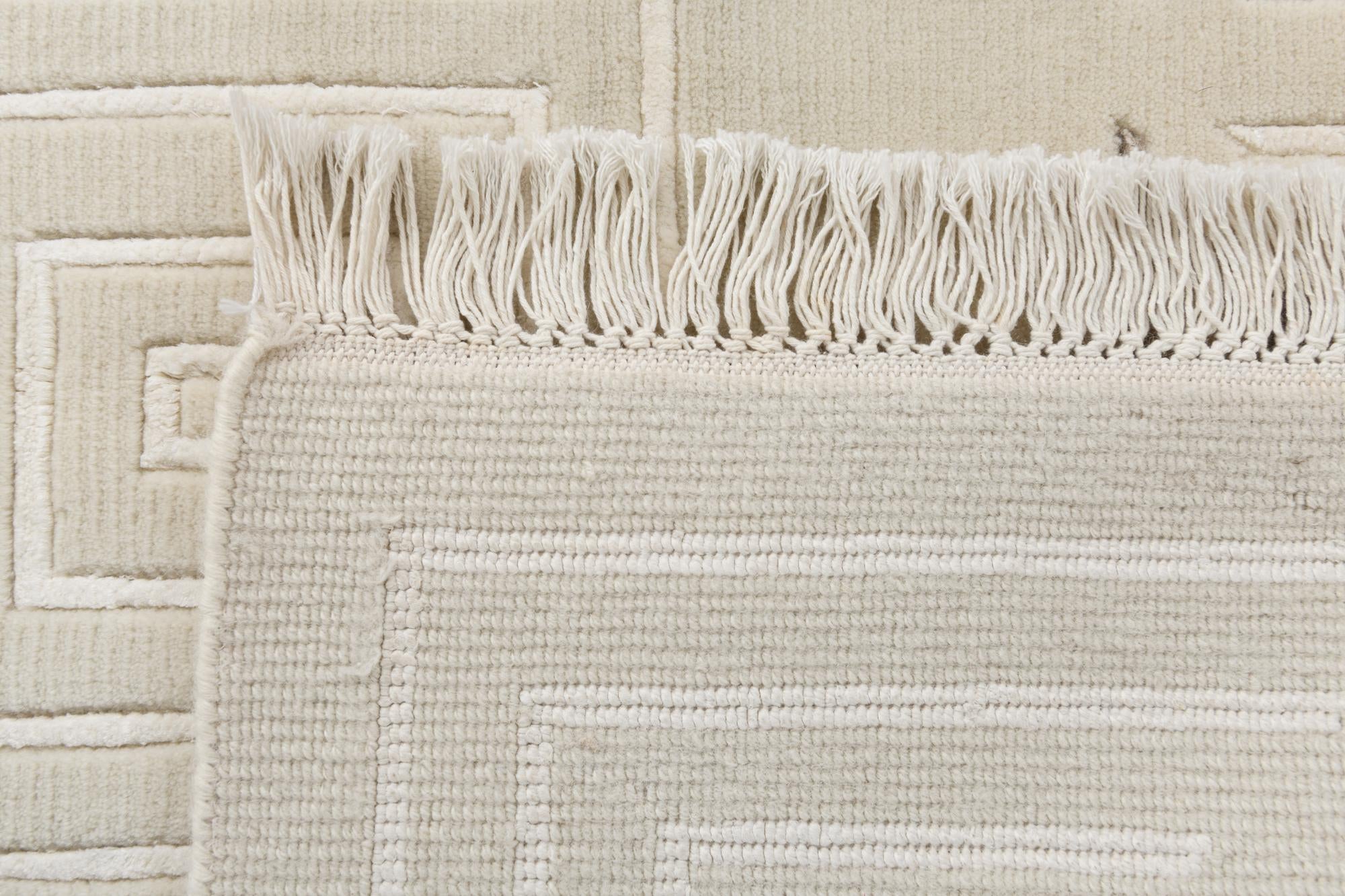 6' 7 x 9' 7 Hand Knotted Darya Wool Rug