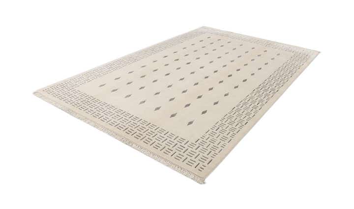 6' 7 x 9' 8 Hand Knotted Darya Wool Rug