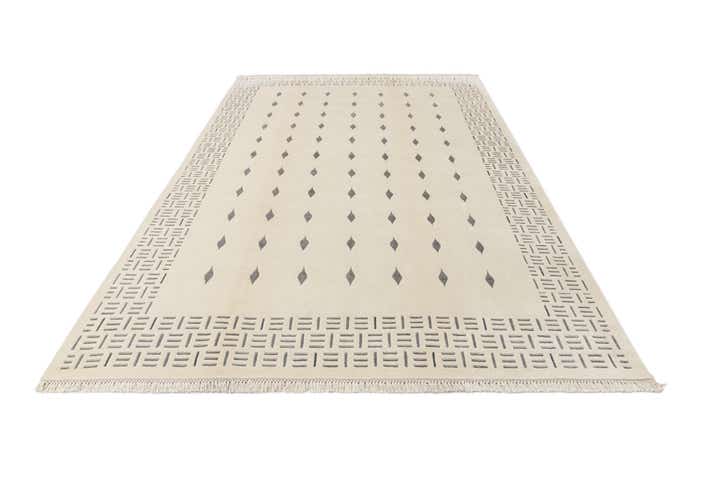 6' 7 x 9' 8 Hand Knotted Darya Wool Rug