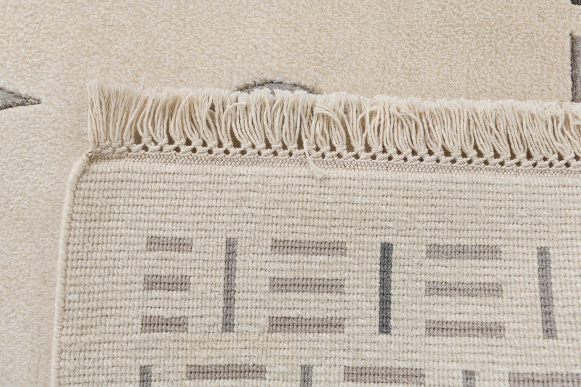 6' 7 x 9' 8 Hand Knotted Darya Wool Rug
