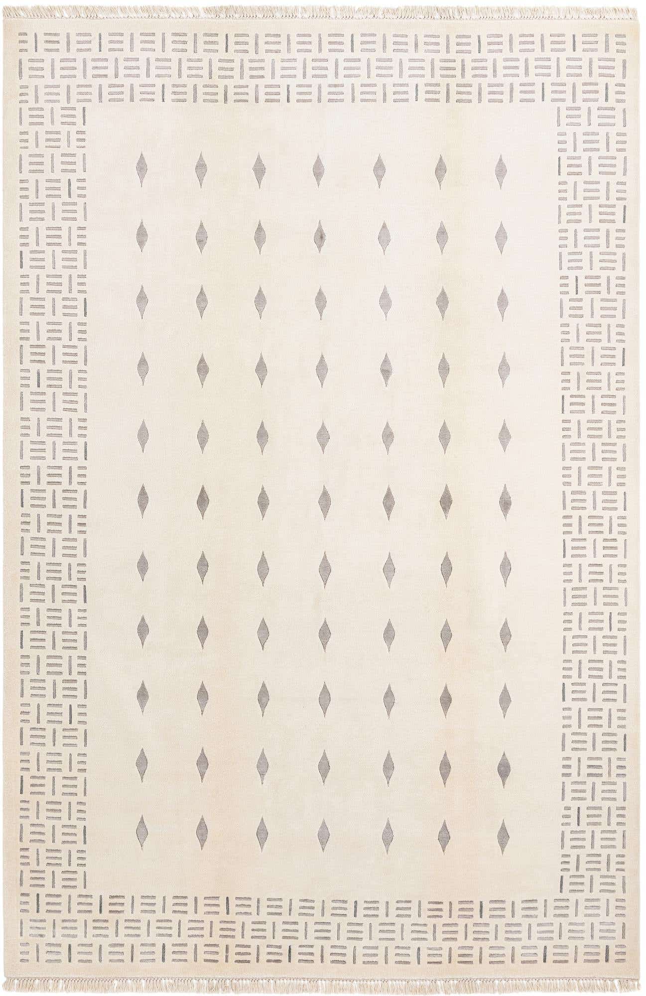 6' 7 x 9' 8 Hand Knotted Darya Wool Rug