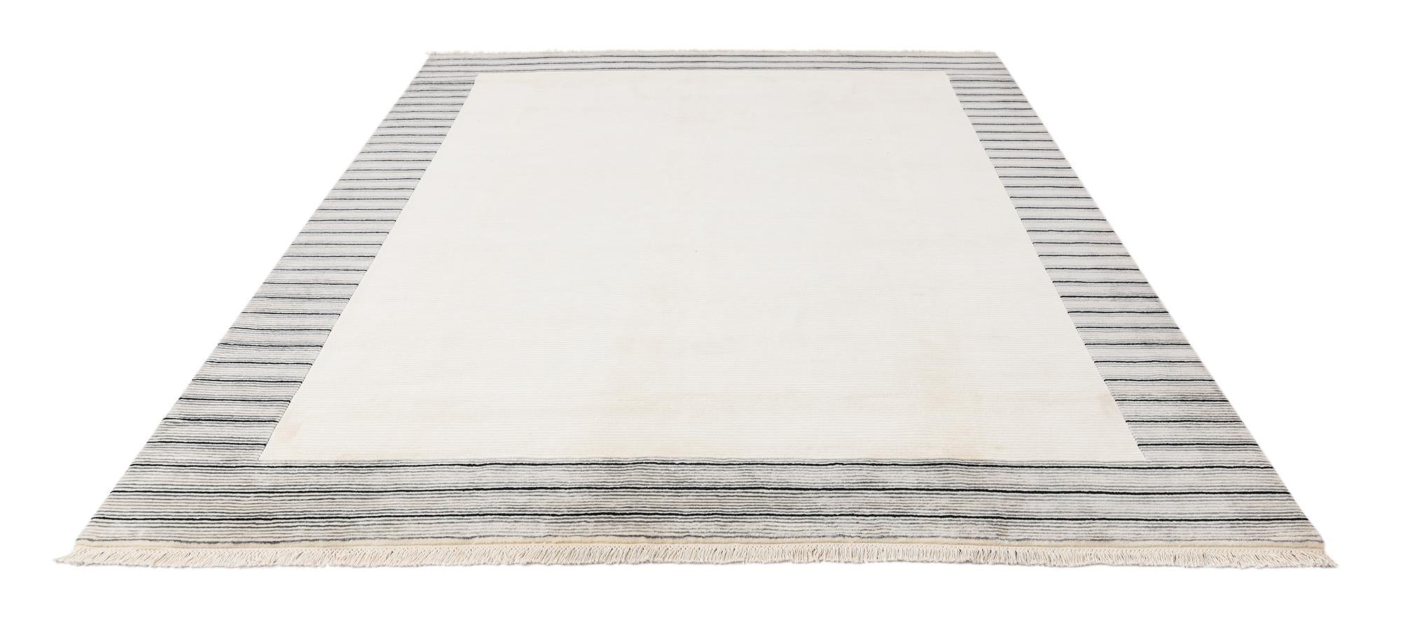 7' 9 x 9' 9 Hand Knotted Darya Wool Rug