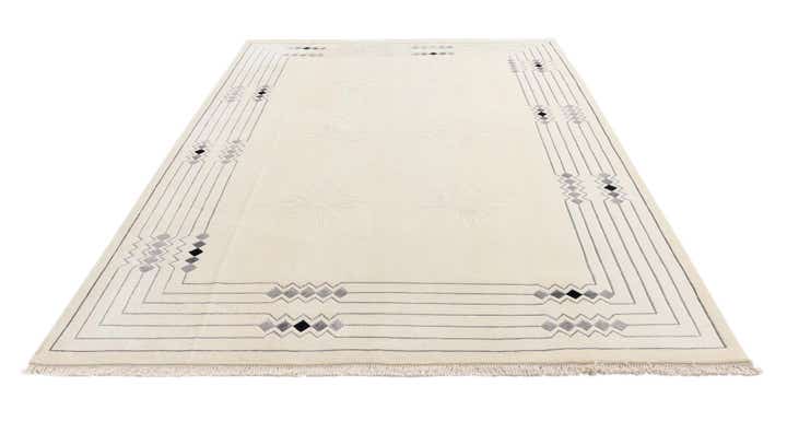 6' 11 x 9' 5 Hand Knotted Darya Wool Rug