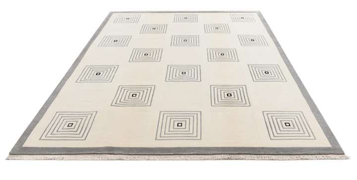 6' 11 x 9' 10 Hand Knotted Darya Wool Rug