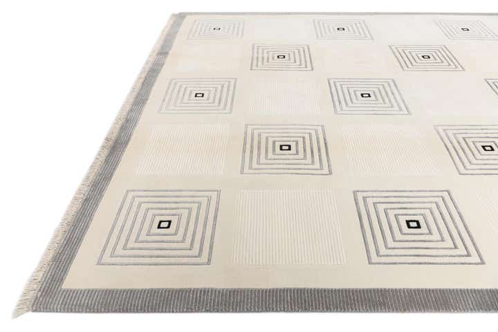 6' 11 x 9' 10 Hand Knotted Darya Wool Rug