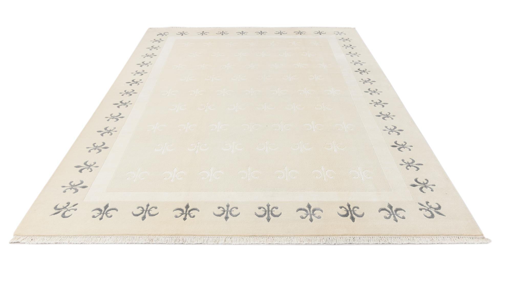6' 8 x 9' 10 Hand Knotted Darya Wool Rug