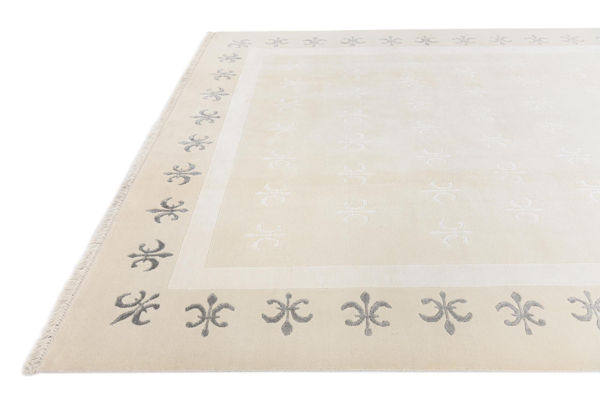 6' 8 x 9' 10 Hand Knotted Darya Wool Rug