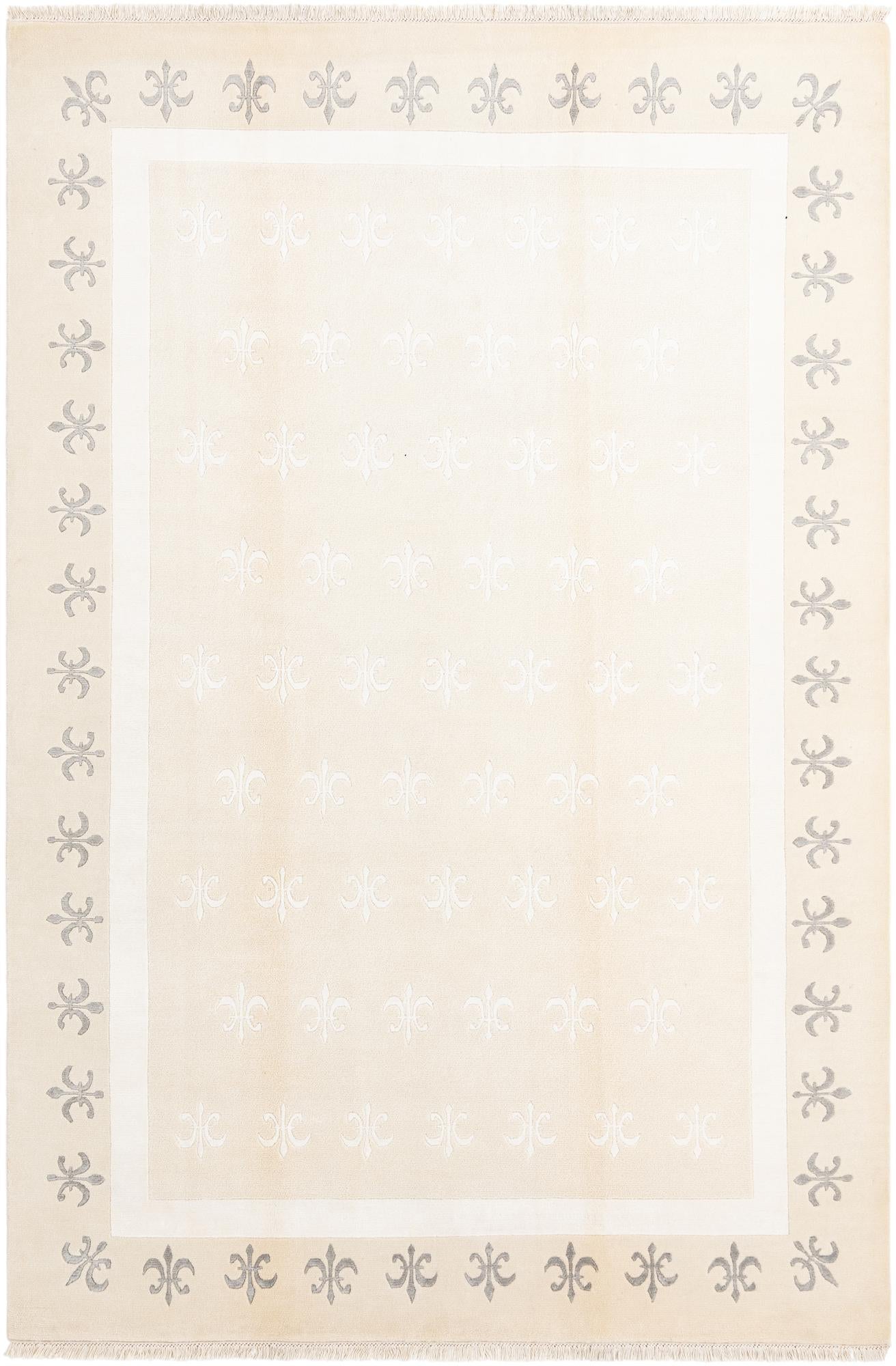 6' 8 x 9' 10 Hand Knotted Darya Wool Rug