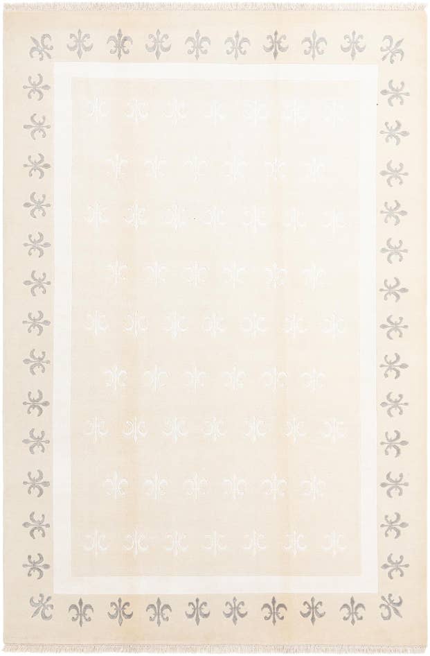 Detail image of 6' 8 x 9' 10 Hand Knotted Darya Wool Rug
