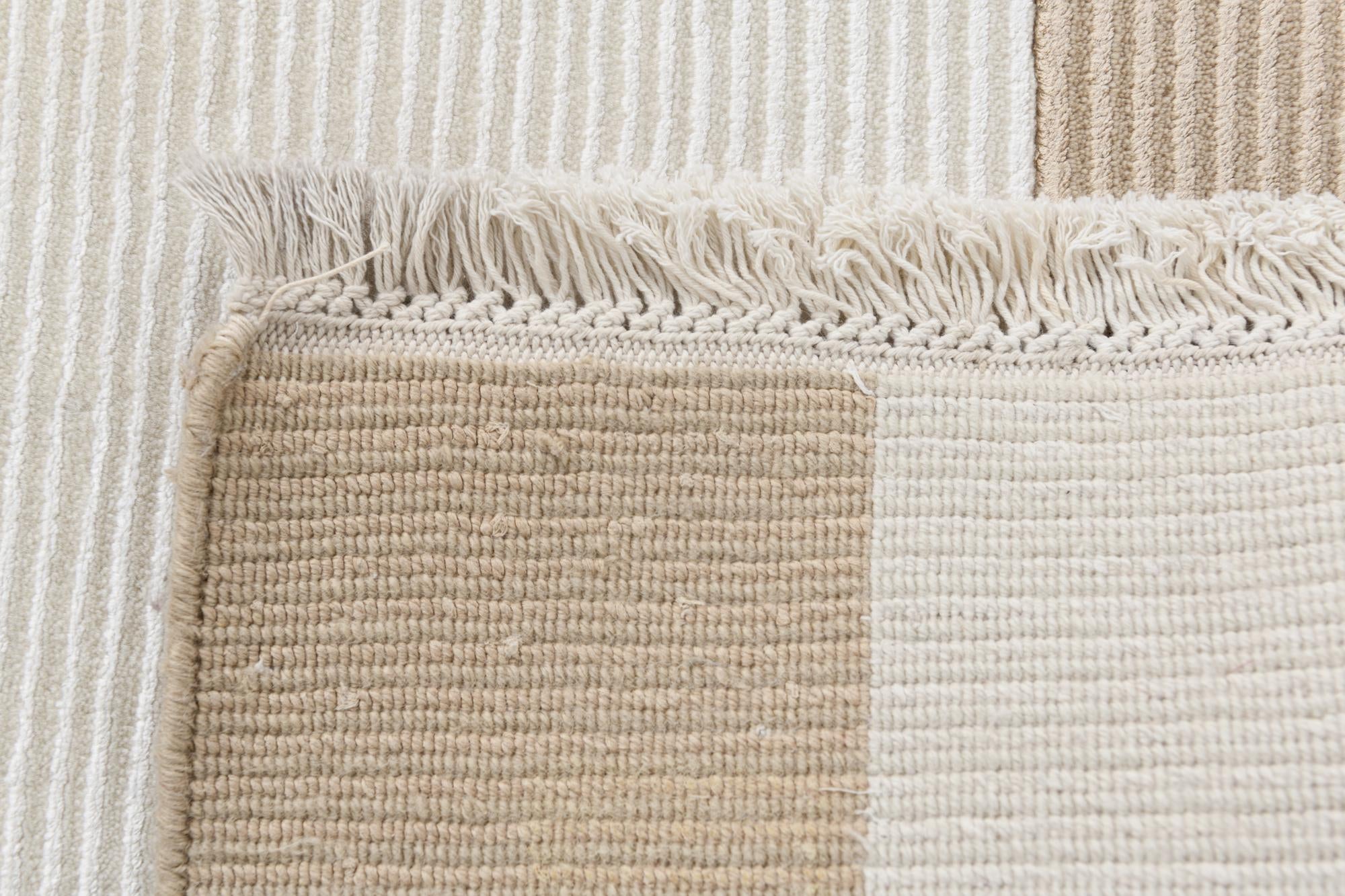 6' 11 x 9' 6 Hand Knotted Darya Wool Rug