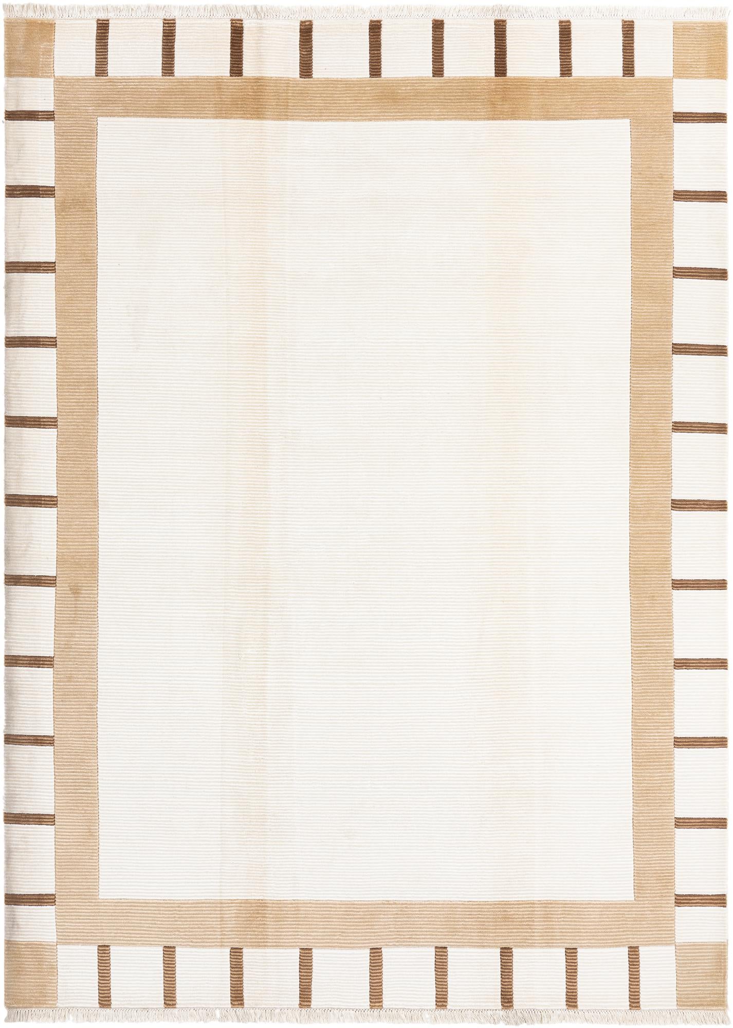 6' 11 x 9' 6 Hand Knotted Darya Wool Rug