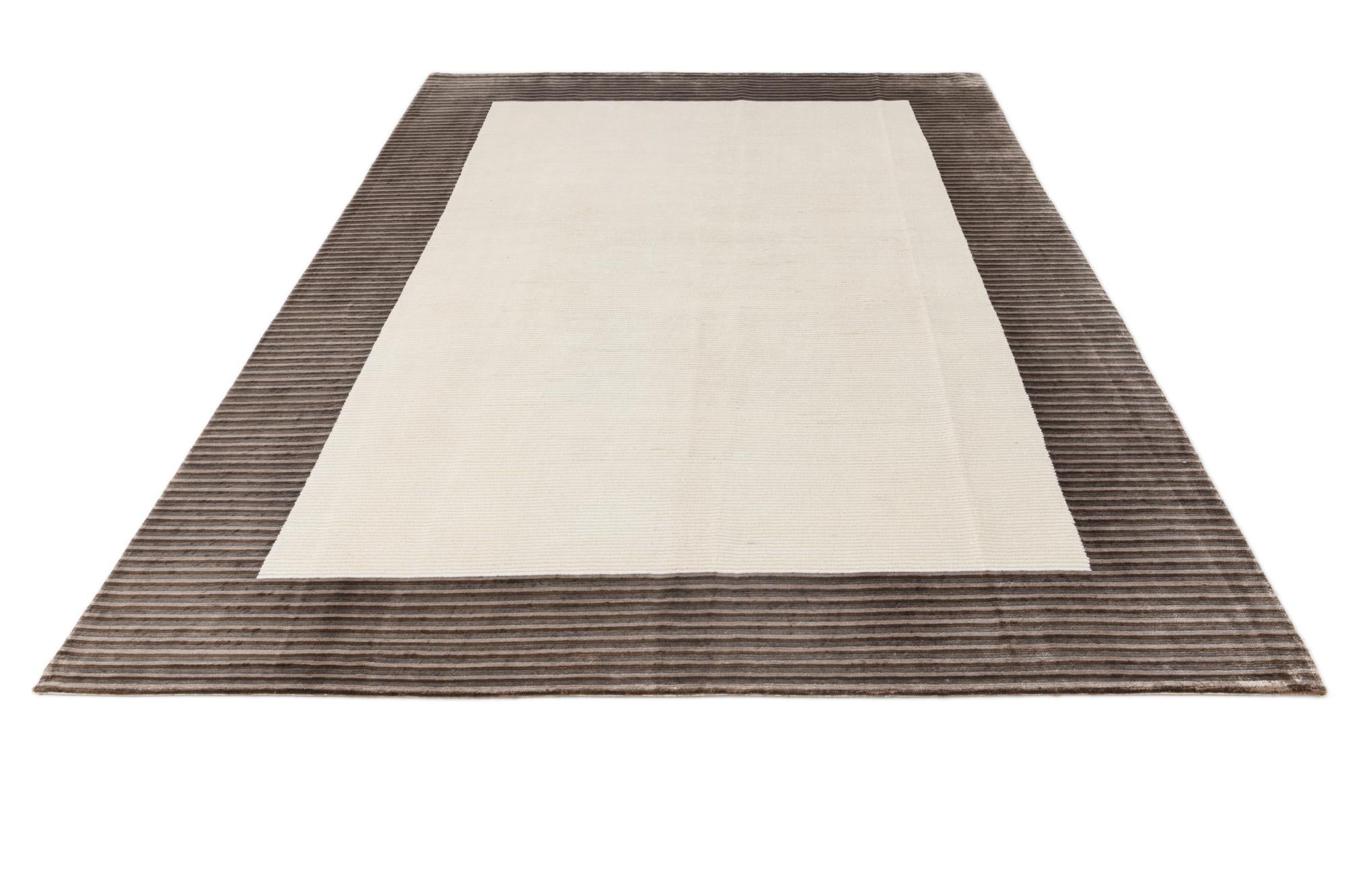 6' 5 x 9' 7 Hand Knotted Darya Wool Rug