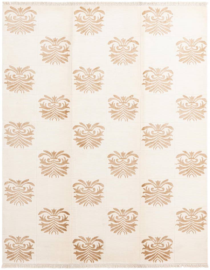 Detail image of 6' 6 x 9' 11 Hand Knotted Darya Wool Rug
