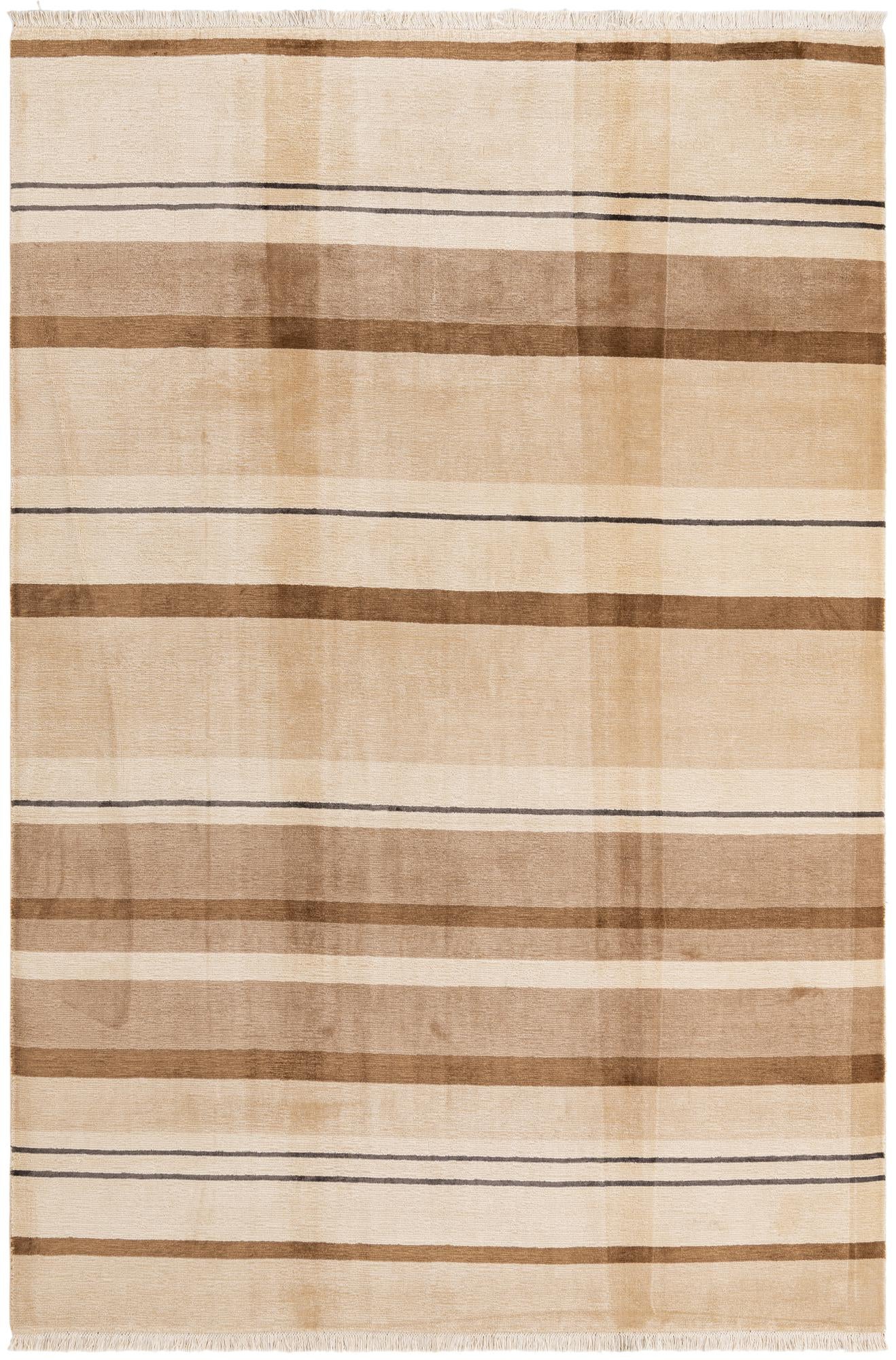 6' 7 x 9' 8 Hand Knotted Darya Wool Rug