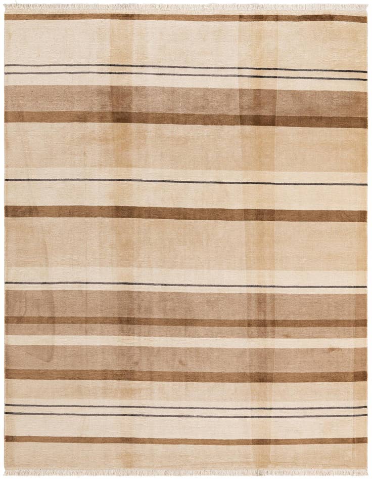 Detail image of 6' 7 x 9' 8 Hand Knotted Darya Wool Rug