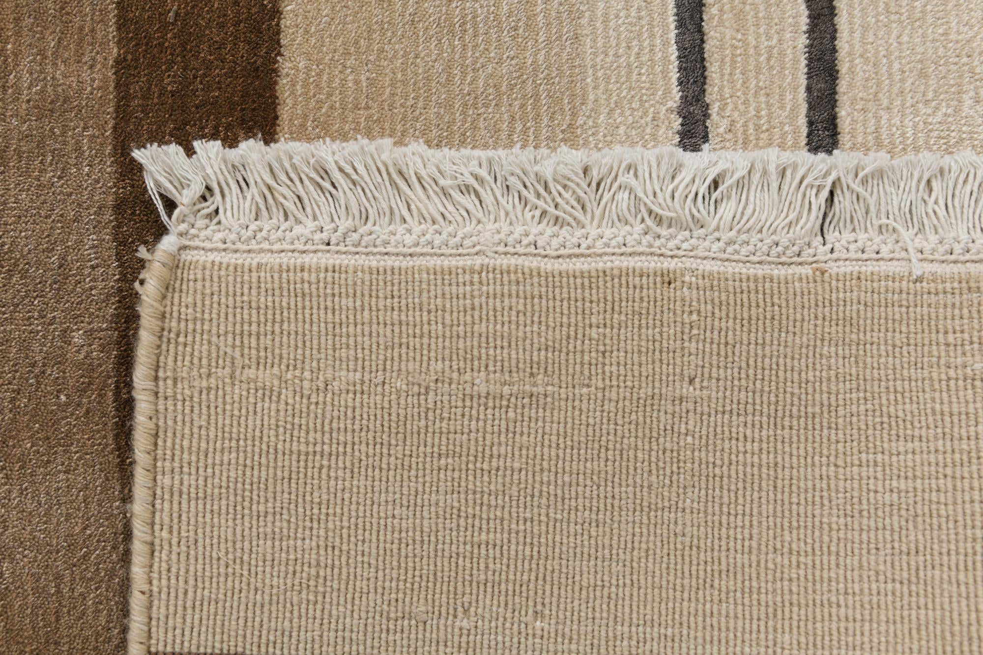 6' 7 x 9' 8 Hand Knotted Darya Wool Rug