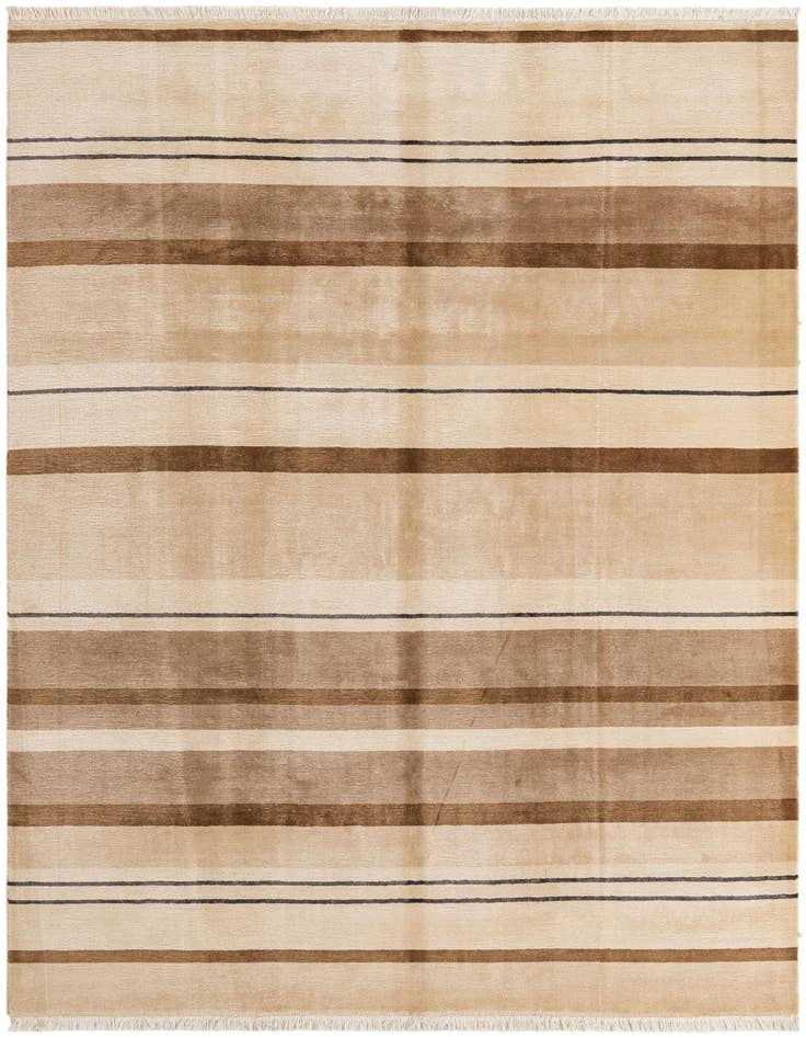 Detail image of 6' 7 x 9' 8 Hand Knotted Darya Wool Rug