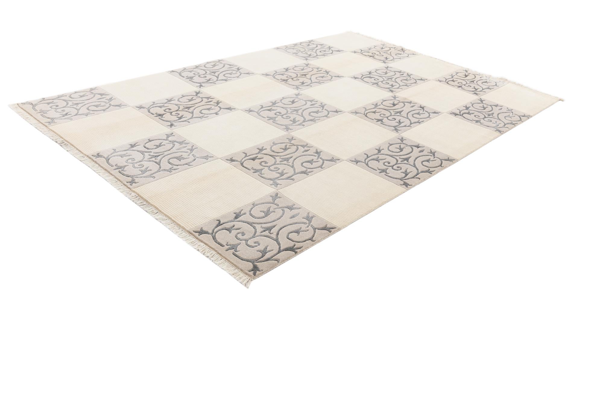6' 7 x 9' 10 Hand Knotted Darya Wool Rug