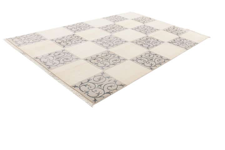 6' 7 x 9' 10 Hand Knotted Darya Wool Rug