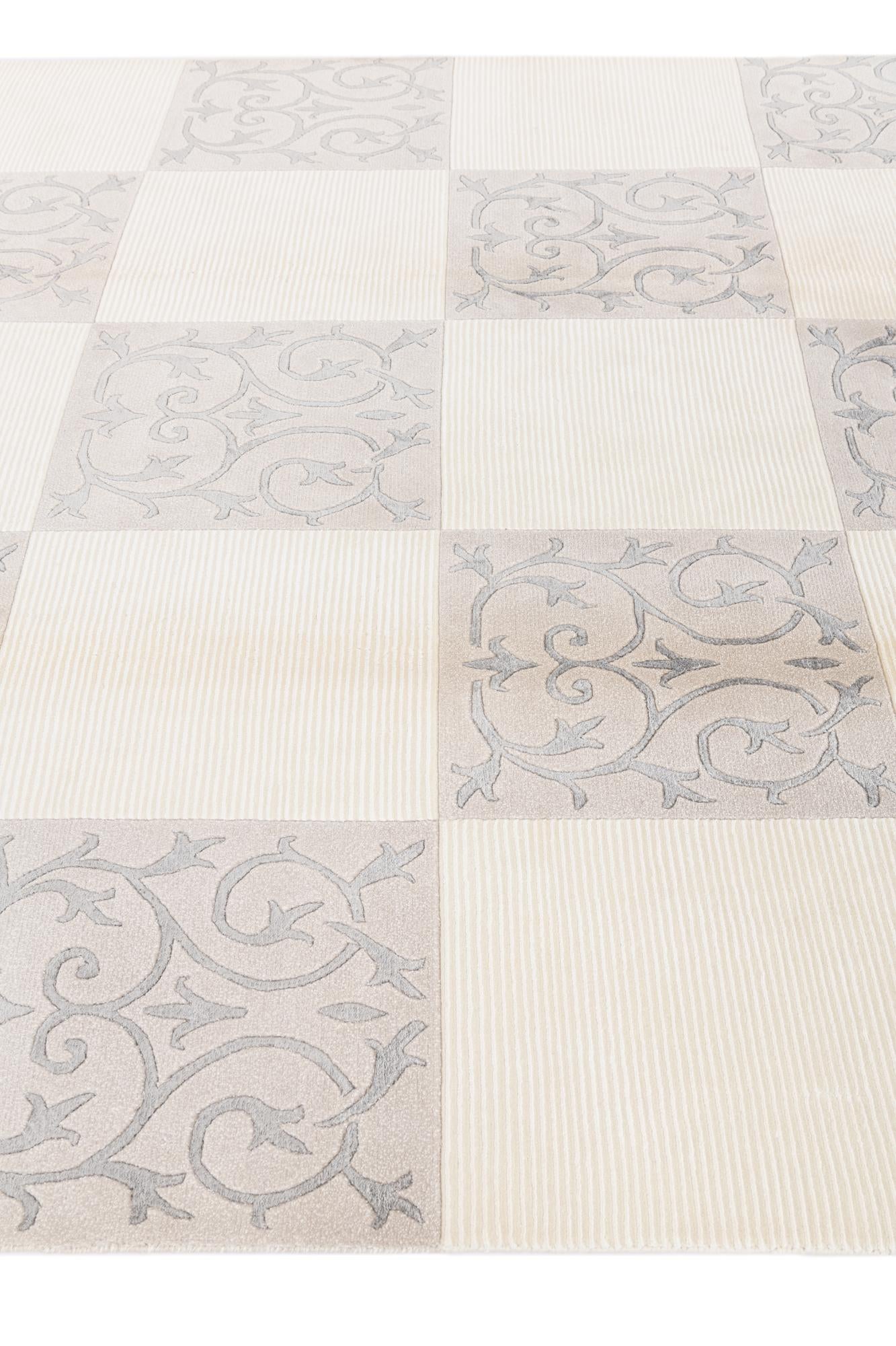 6' 7 x 9' 10 Hand Knotted Darya Wool Rug
